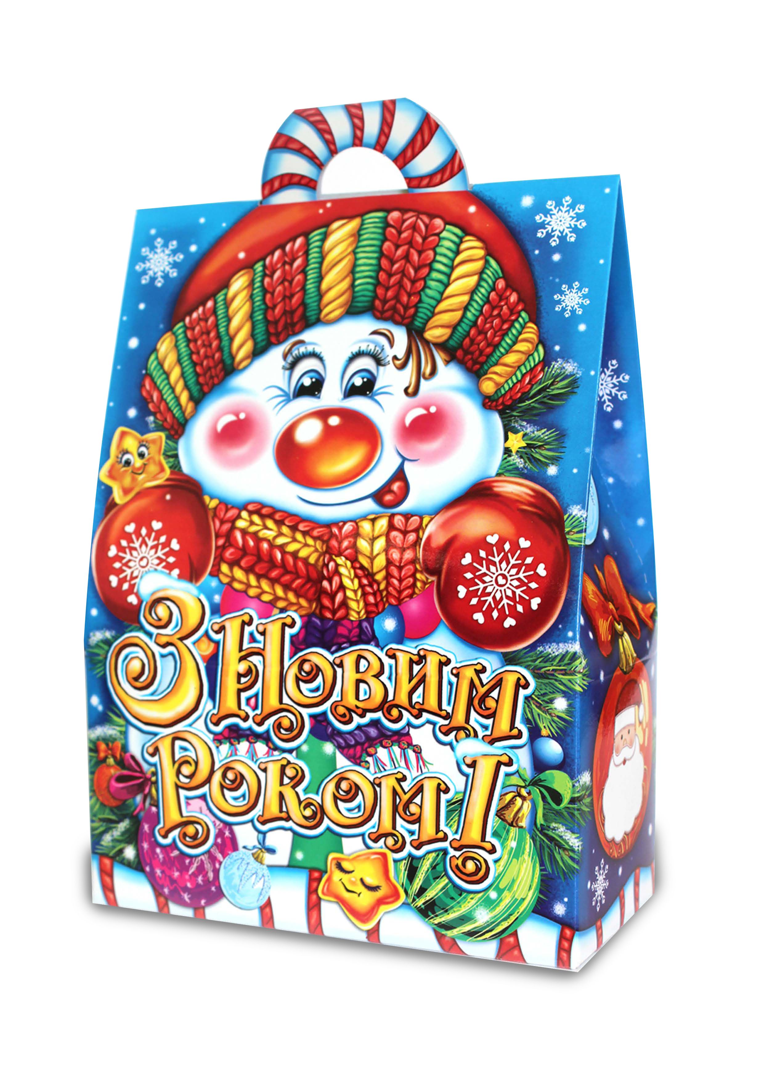 Подарунок новорічний ZAPODARKOM М-500 Хатинка